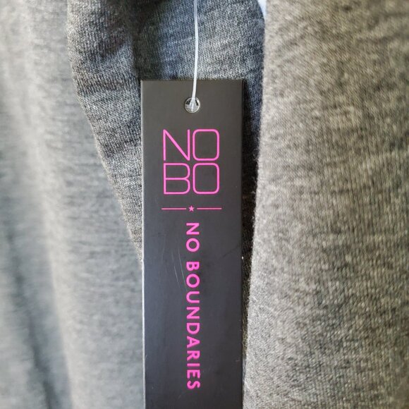 No Boundaries Mint Green Grey Long Sleeve Top Scrunchy Set NWT Women's XXL - Picture 6 of 8